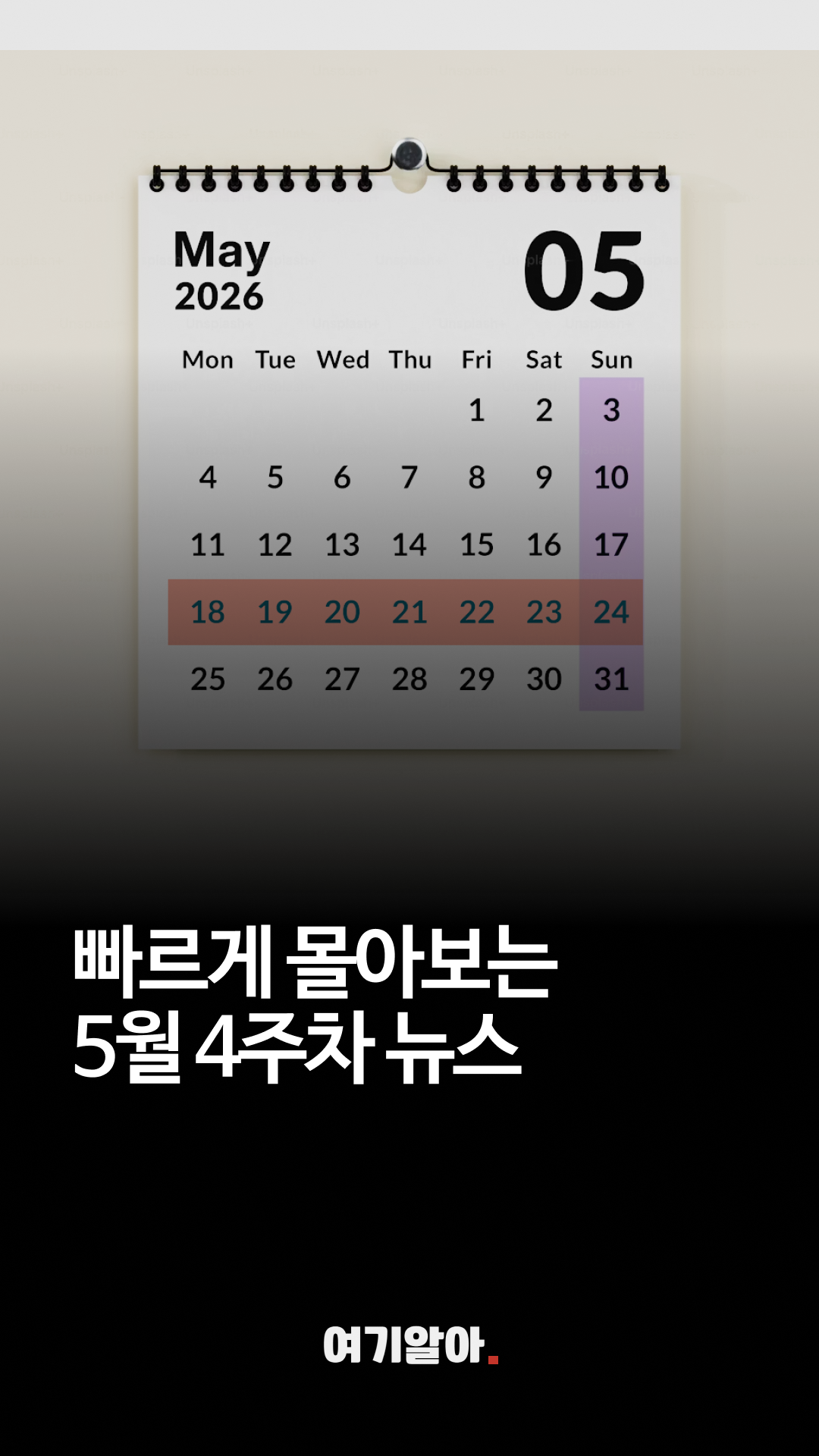 5월4주차뉴스