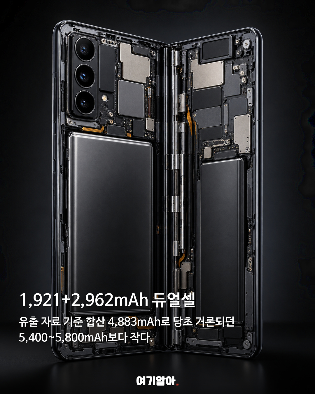 최근 유출된 폴더블 아이폰, 배터리 4,883mAh 전망 02페이지