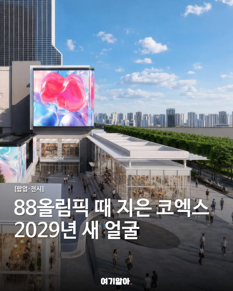 88올림픽 때 지은 코엑스 2029년 새 얼굴