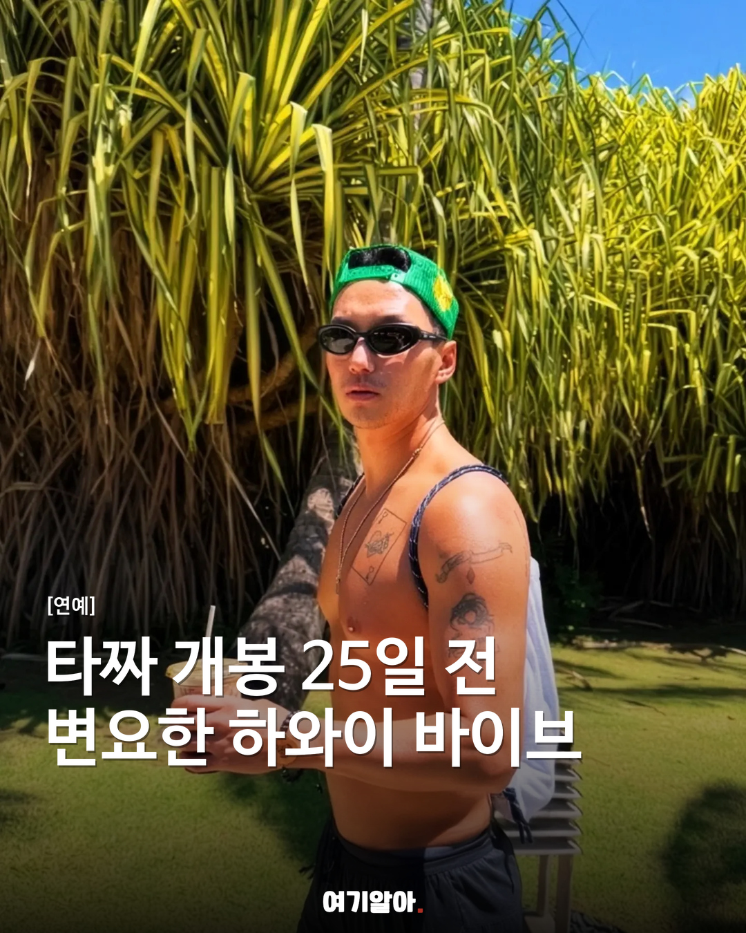 타짜 개봉 25일 전 변요한 하와이 바이브
