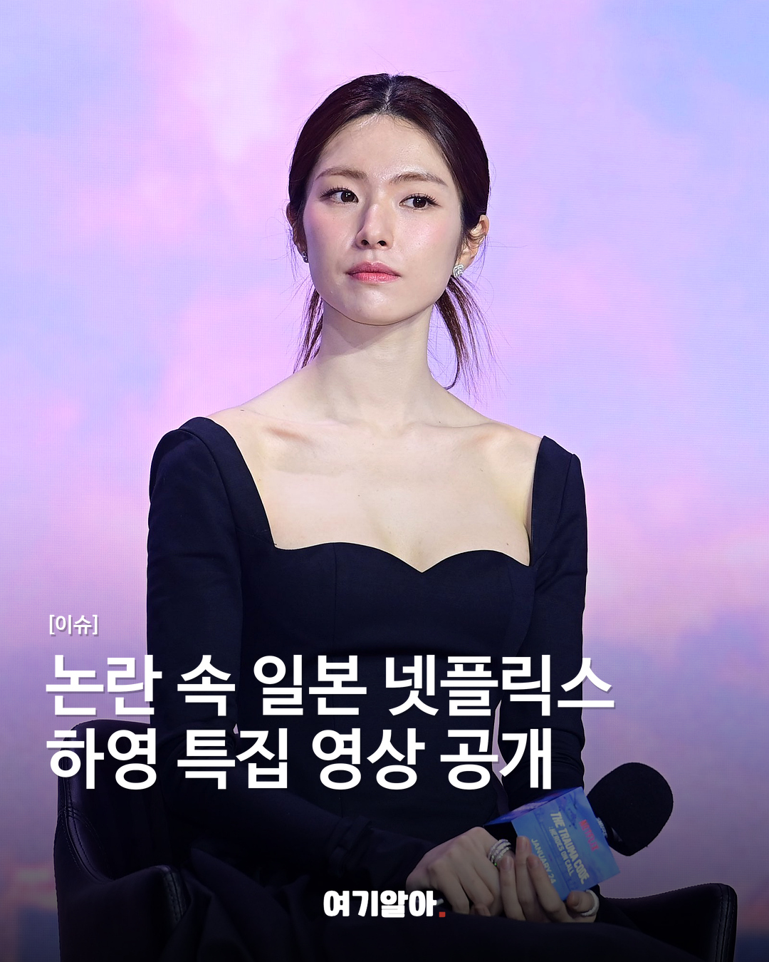 논란 속 일본 넷플릭스 하영 특집 영상 공개