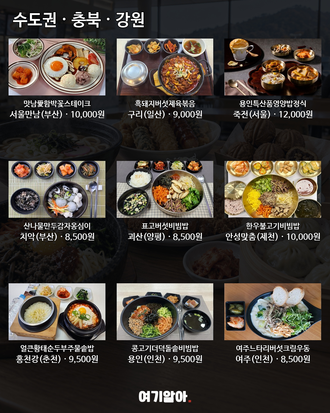 차 막히는 귀경길전국 휴게소 맛집 총정리 본문 1