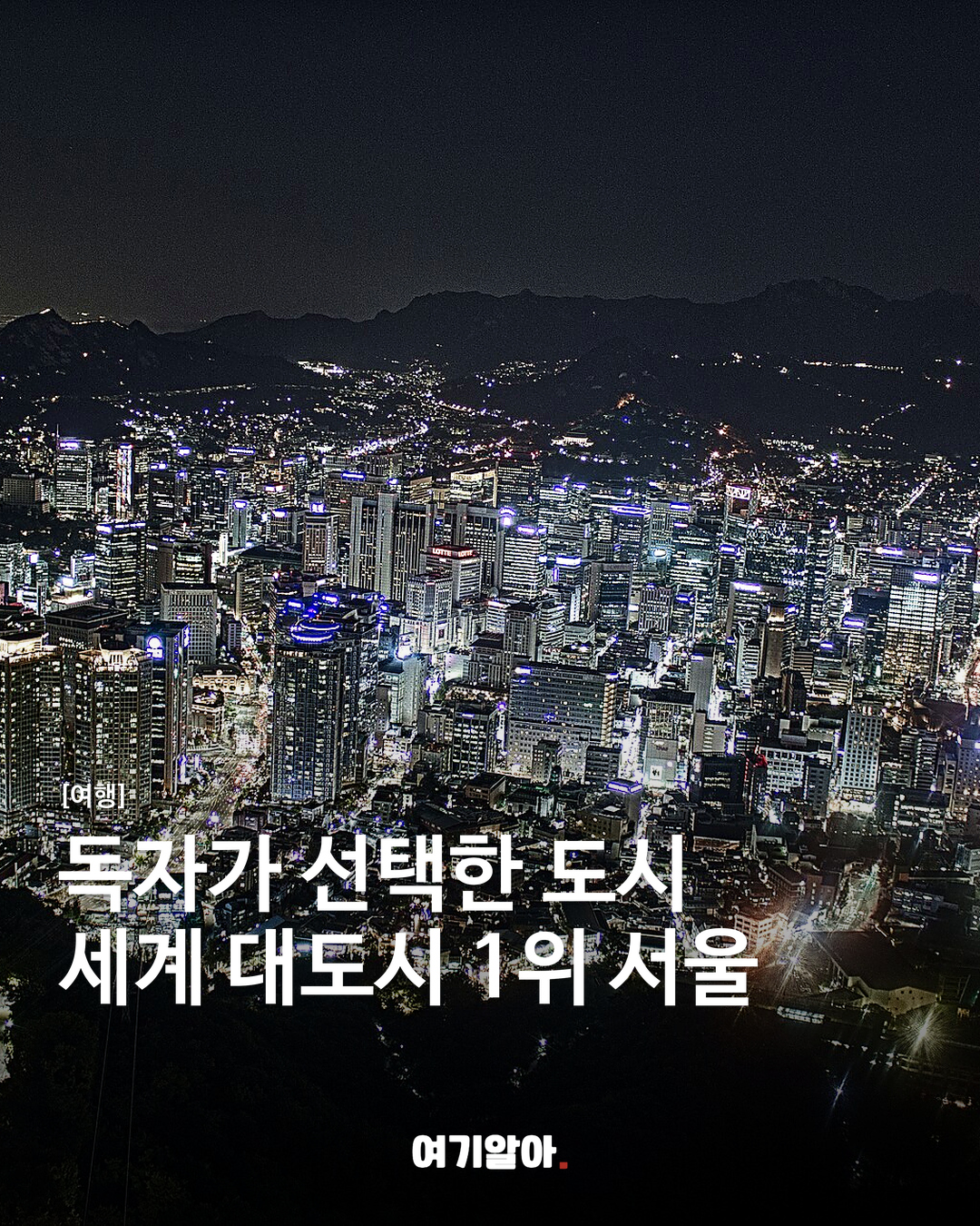 서울, 독자 선정 세계 최고의 대도시 1위